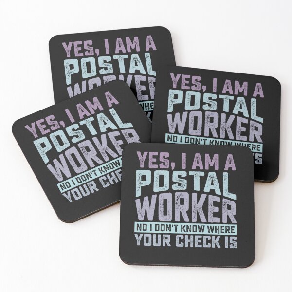 Item preview, Funny Retro I Am A Postal Worker Design designed and sold by AlienOccupation.