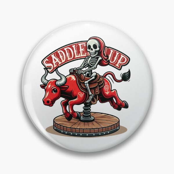 Artikelvorschau, Saddle Up Cowgirl Mechanisches Bullenskelett entworfen und verkauft von LethallyBlonde.