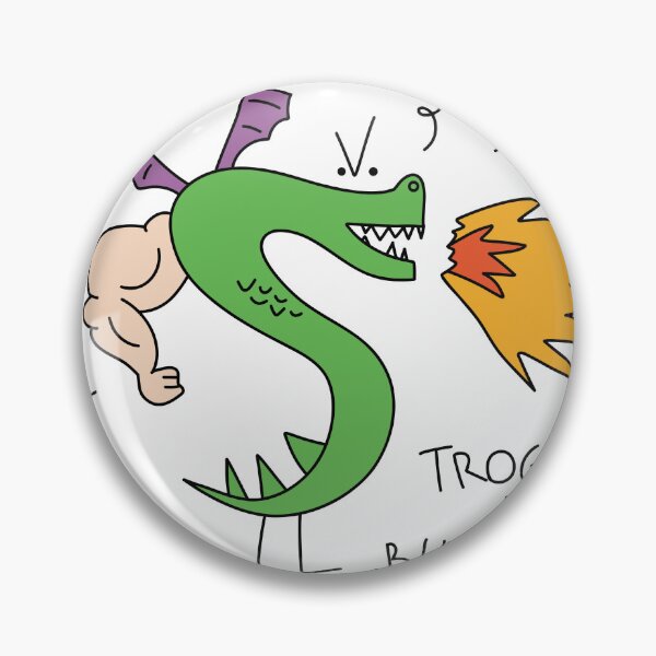 Item preview, Trogdor the Burninator color designed and sold by ChuckleApparel.