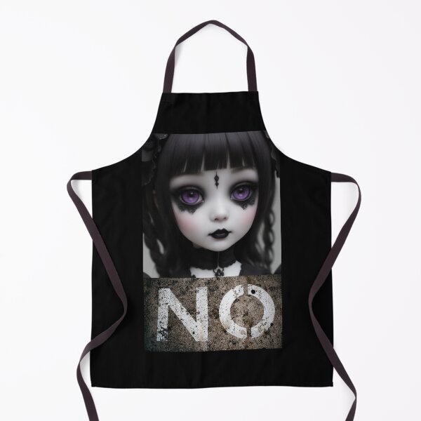 Item preview, "Dark Doll Gritty 'NO'. Gothic Design" Empowered Girls designed and sold by ruthoarabia.