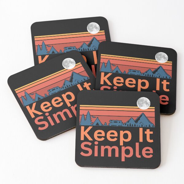 Item preview, Retro Keep It Simple Camping Design designed and sold by AlienOccupation.