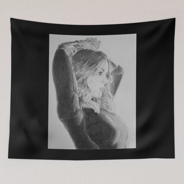Item preview, quake woman protagonist b n w designed and sold by triexy merchandise.