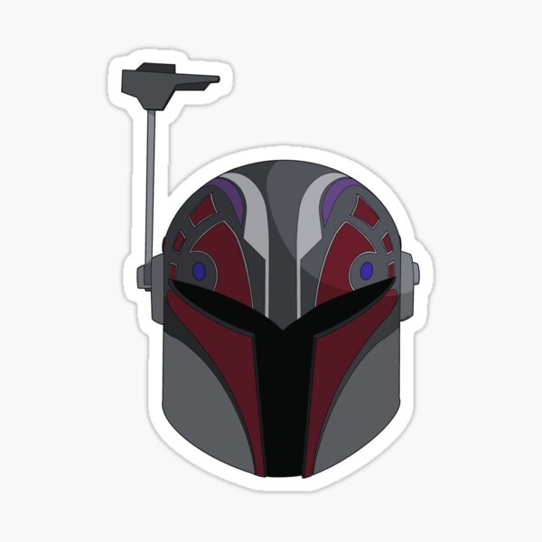 Vista previa del artículo con la obra «Casco de Sabine Wren - Serie Ahsoka», diseñado y vendido por AnAncientGinger.