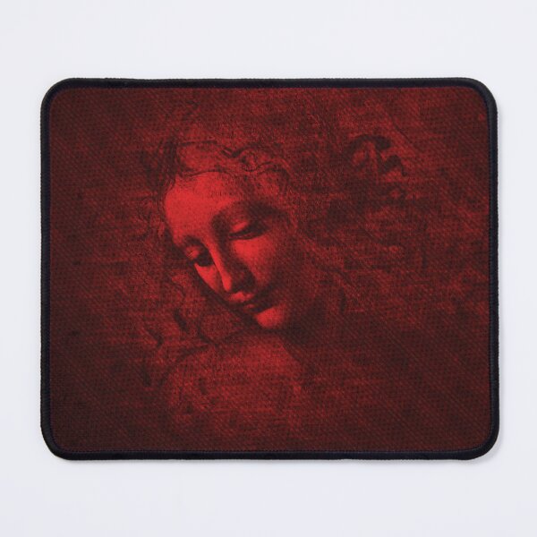 Item preview, La Scapigliata / The Lady with Dishevelled Hair / Leonardo da Vinci / Version RED designed and sold by pelagio.