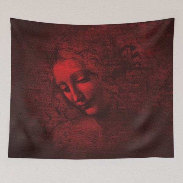 Item preview, La Scapigliata / The Lady with Dishevelled Hair /  Leonardo da Vinci / Version RED designed and sold by pelagio.