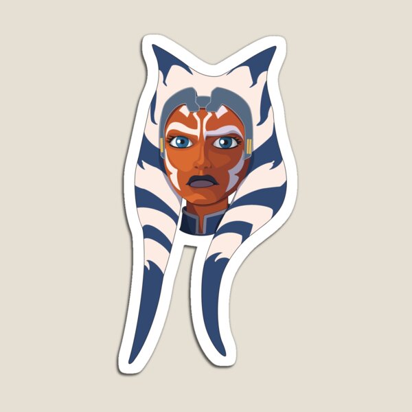 Vista previa del artículo con la obra «Ahsoka Tano - Asedio de Mandalore (diseño de cara)», diseñado y vendido por AnAncientGinger.