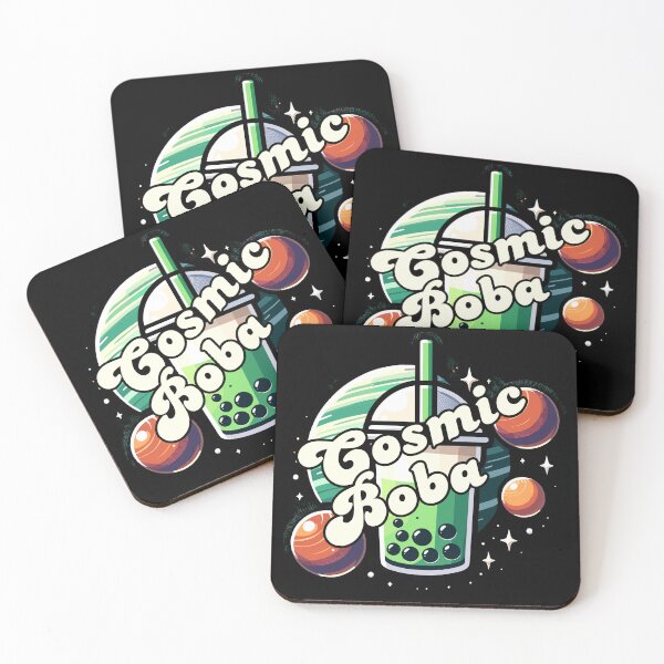 Item preview, Funny Tea Cosmic Boba Drink in Space designed and sold by TKsTees.