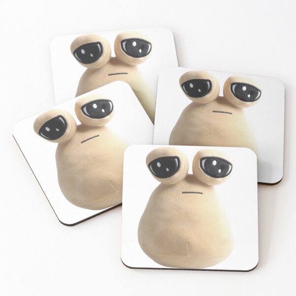 Item preview, SAD Pou Meme Stuffed Toy IMAGE Of Brown Alien Mobile Pet :( designed and sold by Neesu.