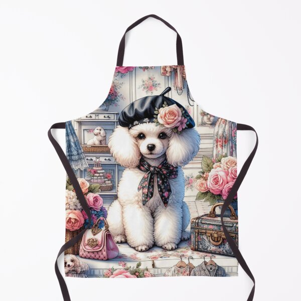 Item preview, Charming White Poodle designed and sold by Wags & Tails.