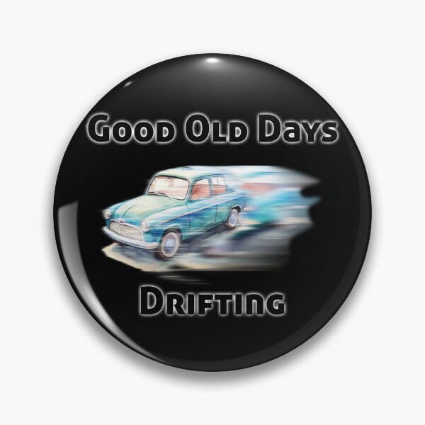 Item preview, Good Old Days Drifting: Classic Car Art designed and sold by Michael van der Hoorn.