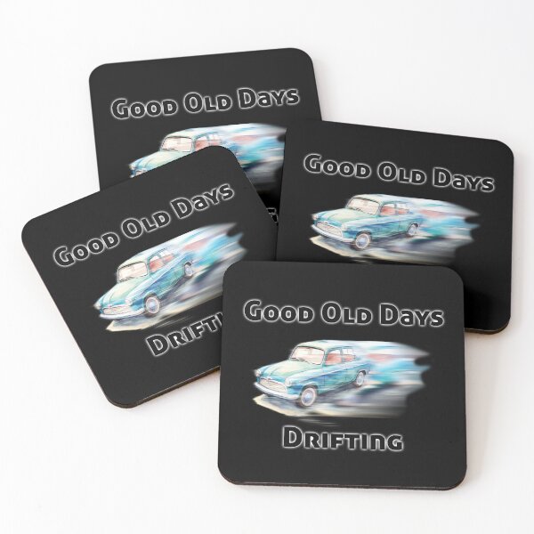 Item preview, Good Old Days Drifting: Classic Car Art designed and sold by Michael van der Hoorn.