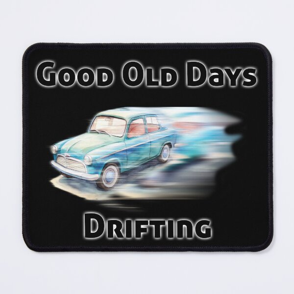 Item preview, Good Old Days Drifting: Classic Car Art designed and sold by Michael van der Hoorn.