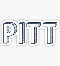Pitt Sticker (University of Pittsburgh) Sticker