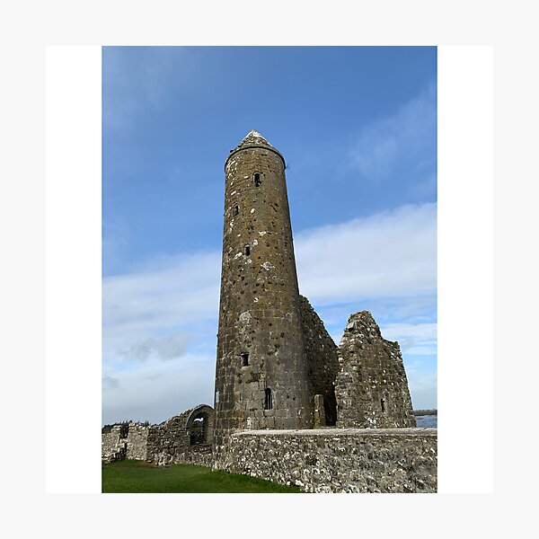 Item preview, Clonmacnoise Tower - Ireland designed and sold by discocowgirl.
