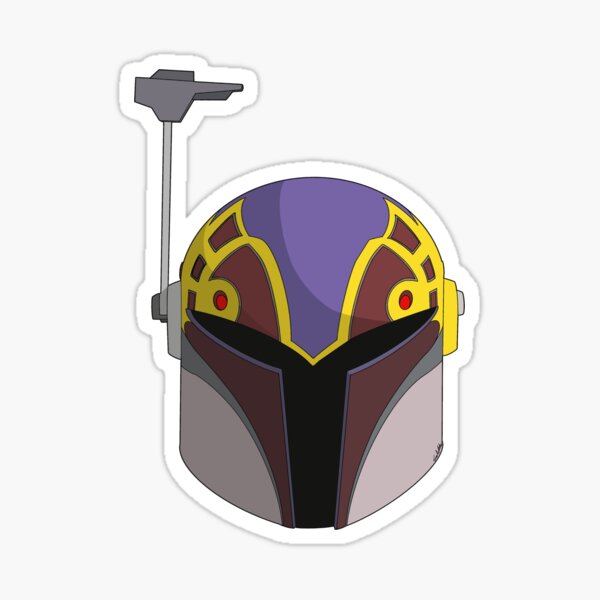 Vista previa del artículo con la obra «Casco de Sabine Wren (temporada 4)», diseñado y vendido por AnAncientGinger.