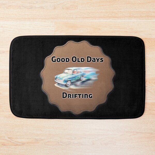 Item preview, Vintage Leather Patch: Good Old Days Drifting designed and sold by Michael van der Hoorn.
