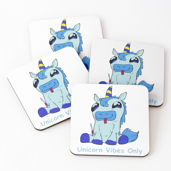 Item preview, Unicorn Vibes Only - Depicting Sparkles the Unicorn designed and sold by SpinningMonkey1.