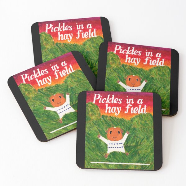 Item preview, Guinea Pigs and Books - Pickles in a Hay Field  designed and sold by Guinea Pigs and Books.
