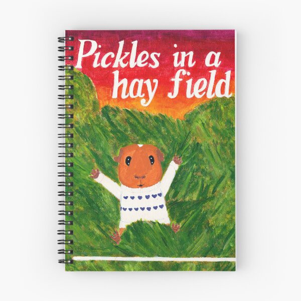 Item preview, Guinea Pigs and Books - Pickles in a Hay Field  designed and sold by Guinea Pigs and Books.
