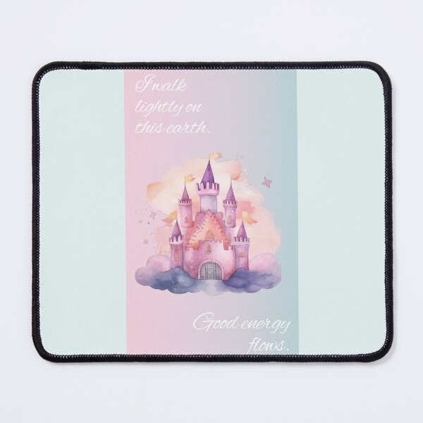 Item preview, Good Energy Flows - I Walk Lightly on this Earth - Castles in the Sky designed and sold by sweetees4u.