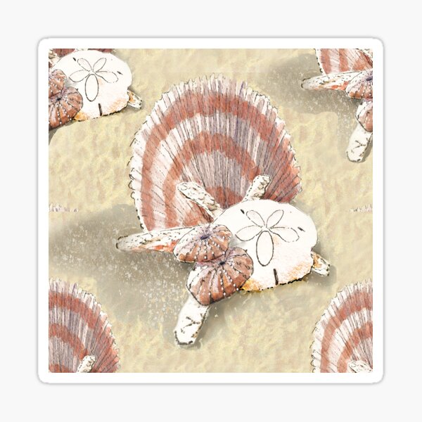 JO24 141A seashell party Sticker