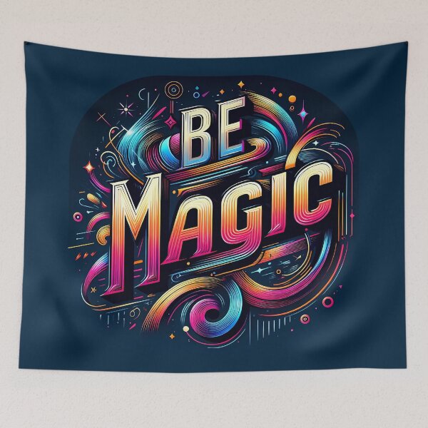 Item preview, Be Magic, typography designed and sold by maxmaj.