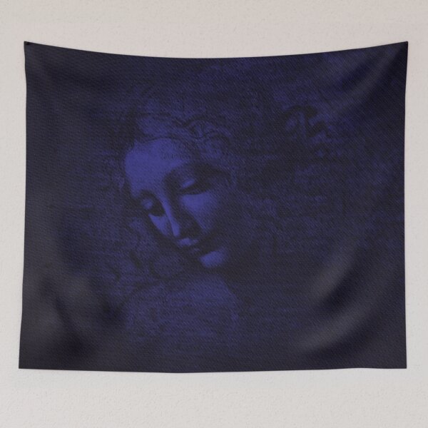 Item preview, La Scapigliata / The Lady with Dishevelled Hair /  Leonardo da Vinci / Version BLUE designed and sold by pelagio.
