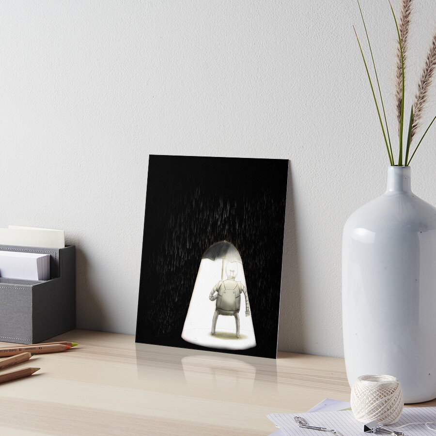 Glow Art Board Print
