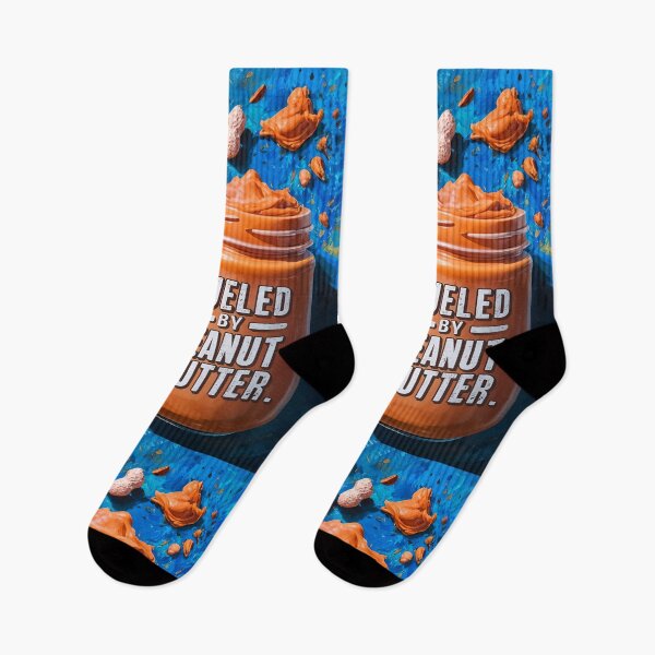 Item preview, Food Quote Fueled By Peanut Butter With Peanuts designed and sold by TheArtOfPat.