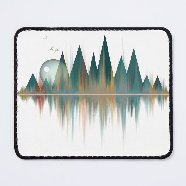Item preview, Geometric Sunset Soundwave designed and sold by maryedenoa.