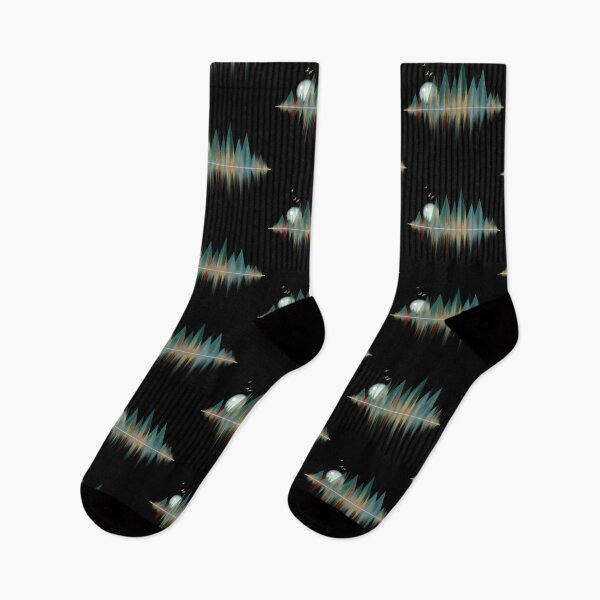 Item preview, Geometric Sunset Soundwave designed and sold by maryedenoa.