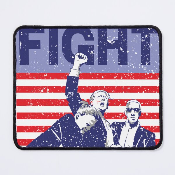 Item preview, DONALD TRUMP: FIGHT (GRUNGE STYLE) designed and sold by FunGangStore.