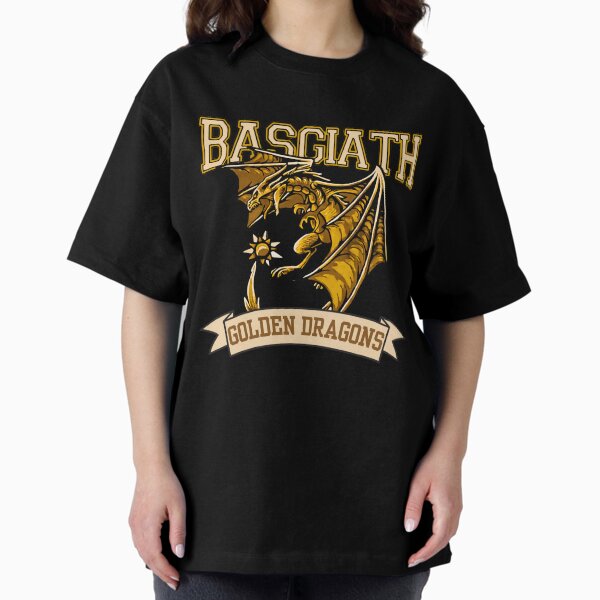 Basgiath Golden Dragons (back) Oversized T-Shirt