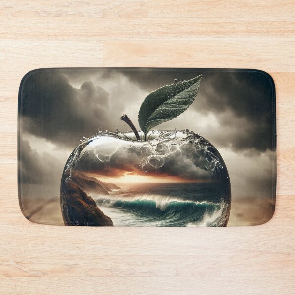 Item preview, Surreal Ocean Scene Encased in an Apple designed and sold by CitrineLinker.