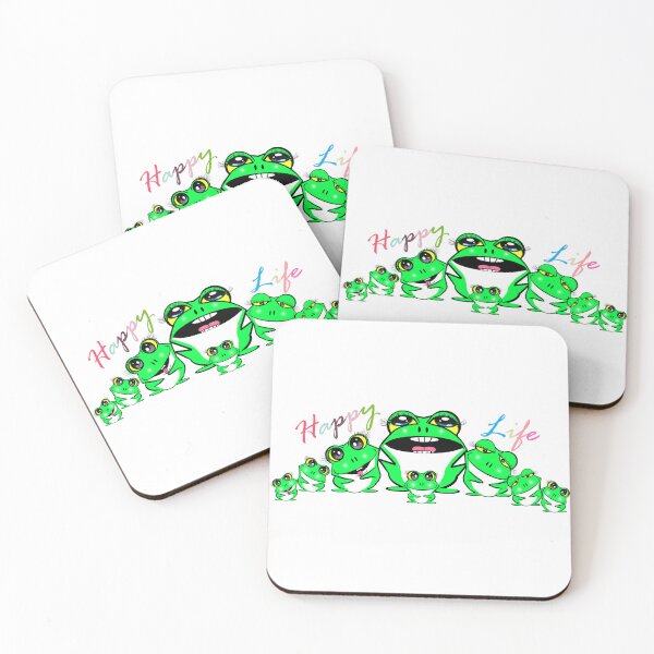 Item preview, Cute frogs - happy life  designed and sold by Shirley cute art .