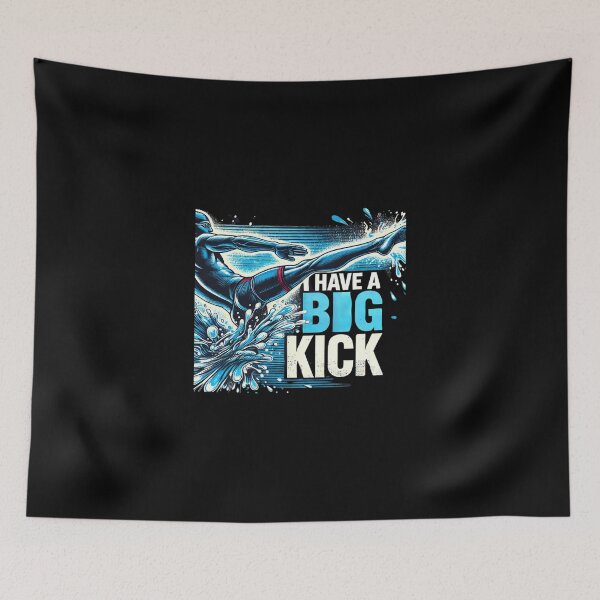 Item preview, I HAVE A BIG KICK - Swimmer's Powerful Kick Design designed and sold by Triathlongram.