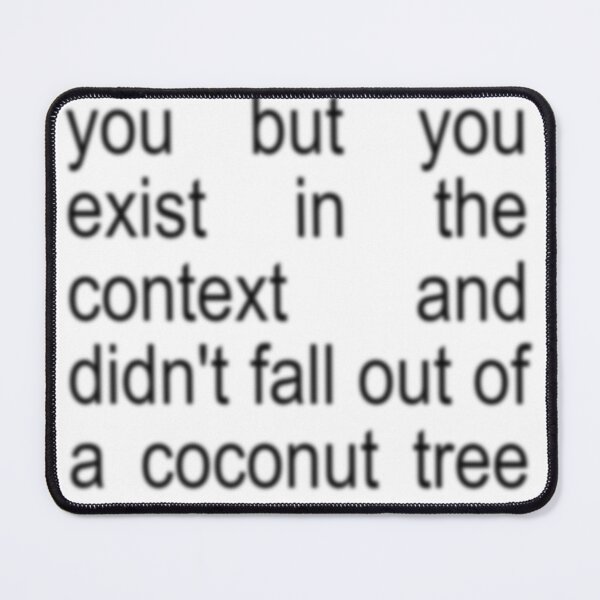 Item preview, Kamala Harris Coconut tree Context Brat typeface designed and sold by matchacows.