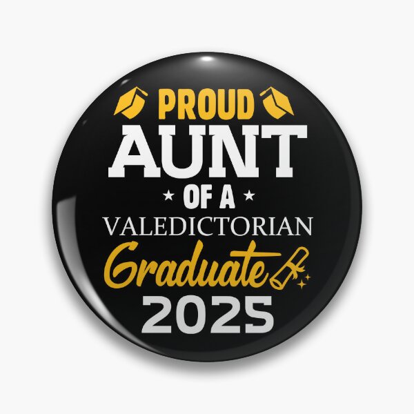 Item preview, Aunt Of A Valedictorian Graduate 2025 Family Valedictorian Gear designed and sold by DynamicDesign.