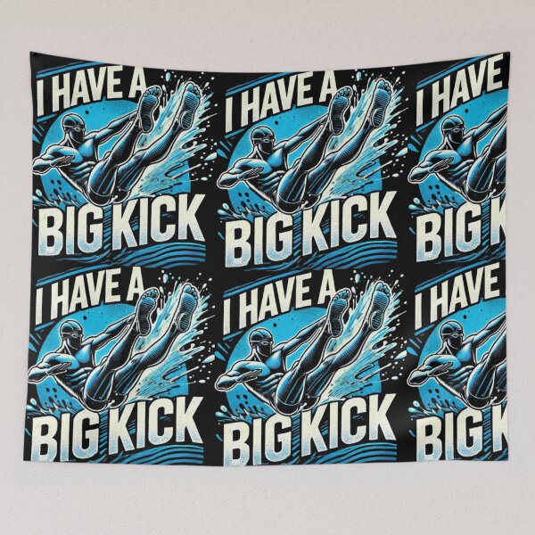 Item preview, I HAVE A BIG KICK - Swimmer's Powerful Kick Design designed and sold by Triathlongram.