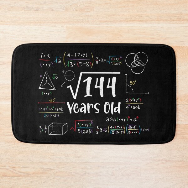 Item preview, Square Root of 144 12th Birthday 12 Year Old Gifts Math Bday designed and sold by Blok45.