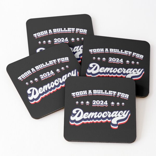 Item preview, Took A Bullet For Democracy - 2024 Election designed and sold by Whimsical  Thinker.