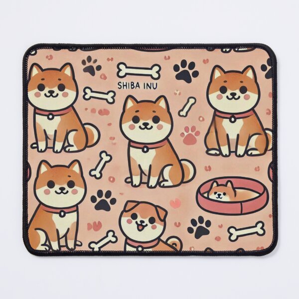 Item preview, Cute Shiba Inu Pattern designed and sold by BillyD-Art.