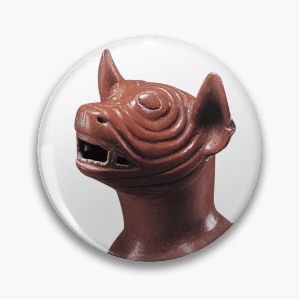 Item preview, Antique Snarling Ceramic Dog 200 BCE–300 CE designed and sold by AnimaliaStar.