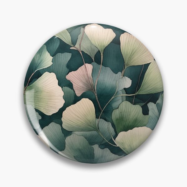 Item preview, Elegant Ginkgo leaves seamless pattern watercolor drawing designed and sold by trendiefoxx.