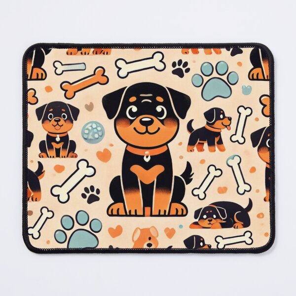Item preview, Cute Rottweiler Pattern designed and sold by BillyD-Art.