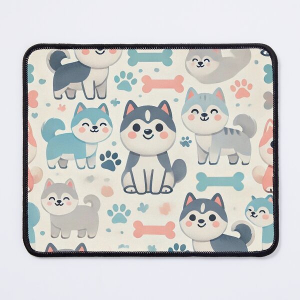 Item preview, Cute Husky Pattern designed and sold by BillyD-Art.