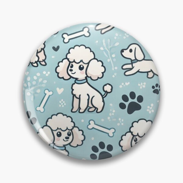 Item preview, Cute Poodle Pattern designed and sold by BillyD-Art.