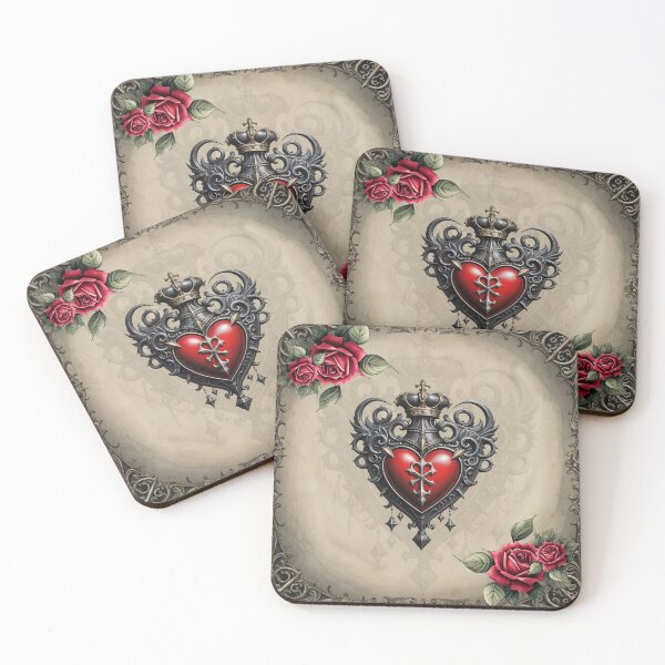 Item preview, Elegant yet mystical gothic heart designed and sold by nicky2342.