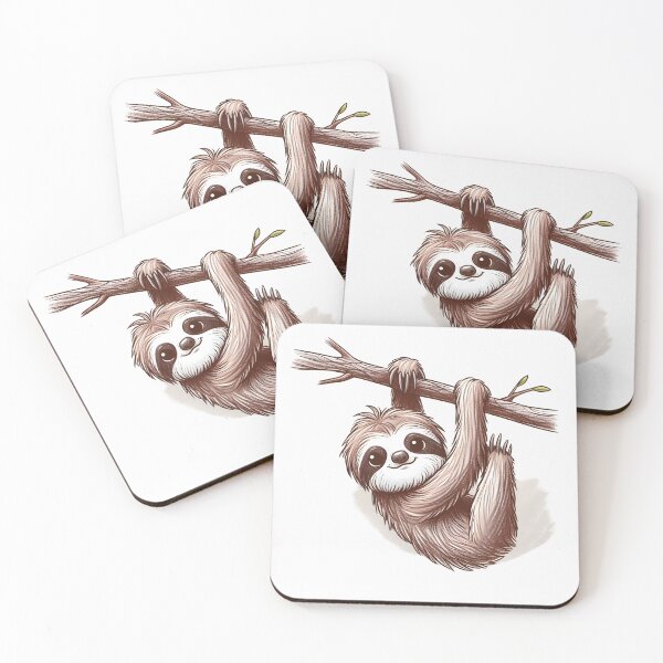 Item preview, Sloth on the tree designed and sold by svarupa.