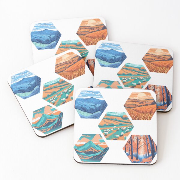 Item preview, The Terrains of Catan designed and sold by TheBurntPencil.